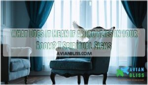 what does it mean if a bird flies in your room