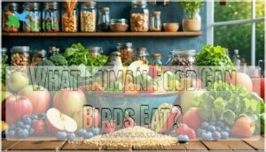 what human food can birds eat