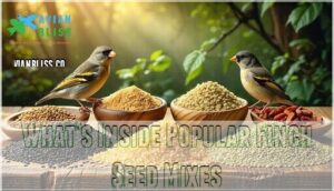 what’s inside popular finch seed mixes