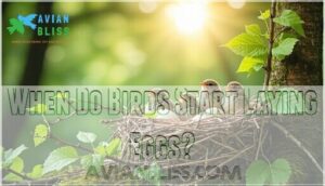 when do birds start laying eggs