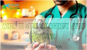 when to seek emergency avian vet care