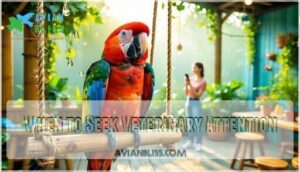 when to seek veterinary attention
