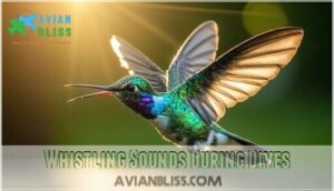 whistling sounds during dives