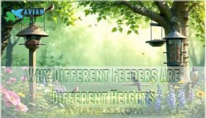 why different feeders are different heights