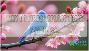 why do birds replace their feathers