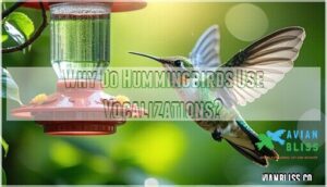 why do hummingbirds use vocalizations