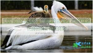 why do pelicans eat other birds