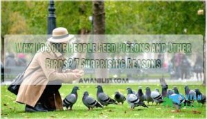 why do some people feed pigeons and other birds