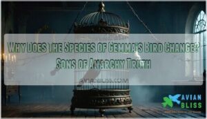 why does the species of gemmas bird change