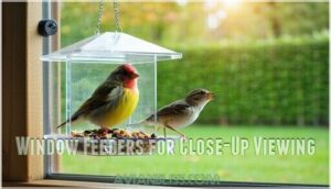 window feeders for close-up viewing