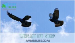 wing and tail shape