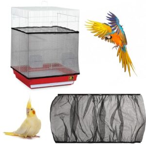 Adjustable Bird Cage Seed Catcher B0D25HSVYG