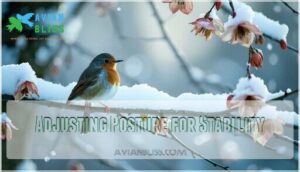 adjusting posture for stability