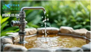 adjusting water flow for safety