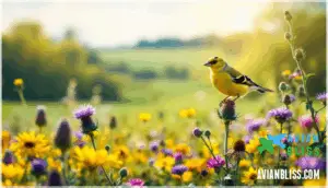american goldfinch habitat and range