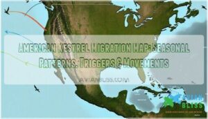 american kestrel migration seasonal movements migration map