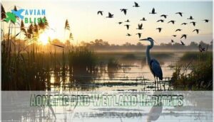 aquatic and wetland habitats