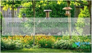 avoiding high human activity areas