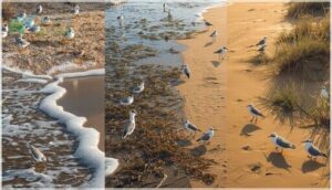 beach bird habitats