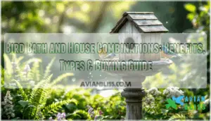 bird bath and house combinations