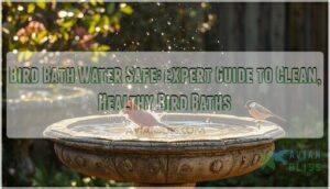 bird bath water safe