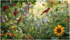 bird-friendly plants and fruits