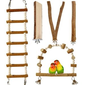 Bird Perch Large 18" Ladder, B0BBRG7RJX