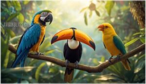 bird species featured in the rio movies