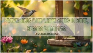 brown birds with white spots