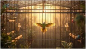 cage size and bar spacing