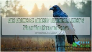 can crows be tamed