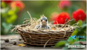 caring for orphaned baby cardinals