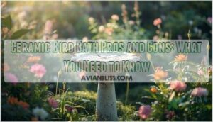 ceramic bird bath pros and cons