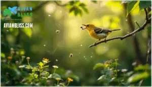 chestnut-sided warbler diet