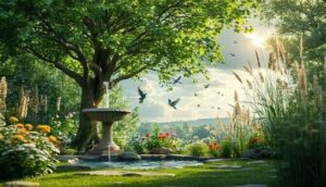 choosing the best bird bath location