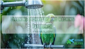 cleaning techniques and washing frequency