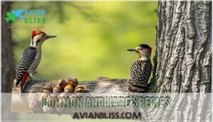 common and rare species