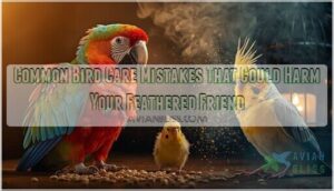 common bird care mistakes