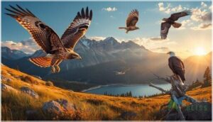 common raptor species