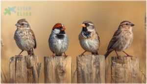 comparison to similar sparrow species