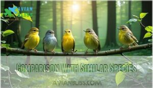 comparison with similar species