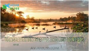 conservation status and key threats