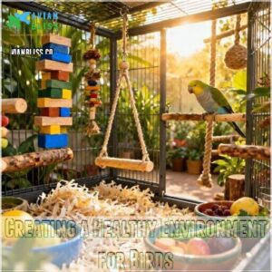 creating a healthy environment for birds