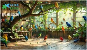 creating an enriching bird environment