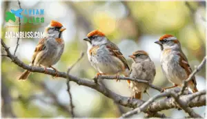 crown and head coloration patterns