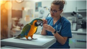 diagnosing beak infections