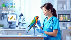 diagnosing viral digestive infections in birds