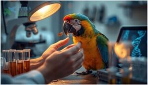 diagnosis of psittacine beak and feather disease