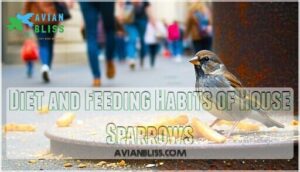 diet and feeding habits of house sparrows