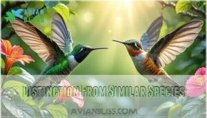 distinction from similar species